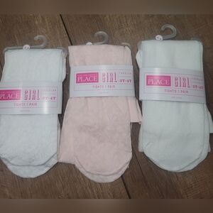 The Children's Place Girls Tights ( 3 Pack )